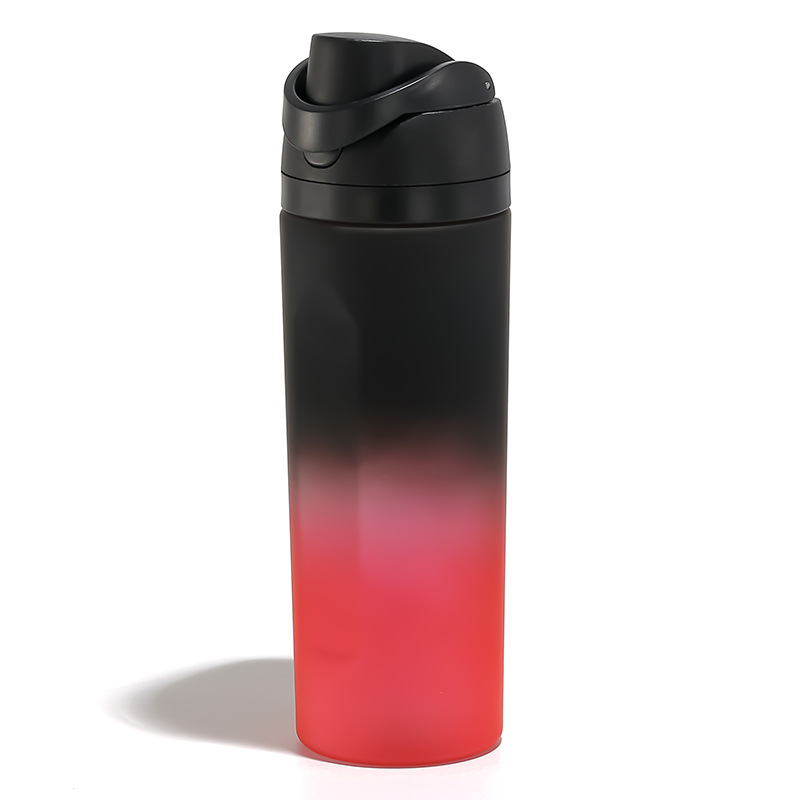 Taza de agua deportiva de bebida directa simple de gran capacidad puede imprimir LOGO personalizado colorido moda portátil taza de agua deportiva de fitness
