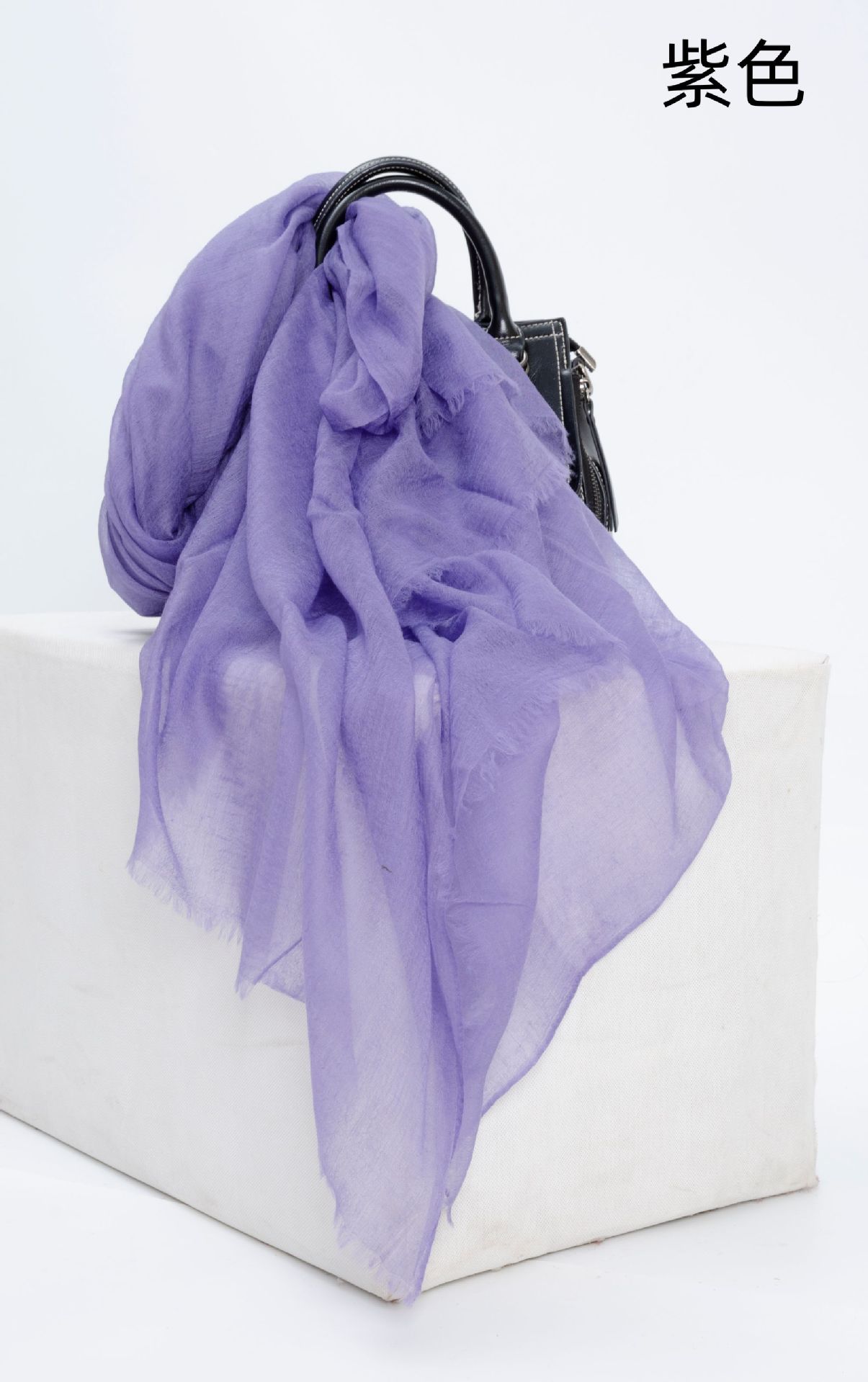 Fábrica de Mongolia Interior nuevo estilo liso 400 anillo ligero bufanda de terciopelo otoño e invierno cuatro estaciones damas cálido chal grande