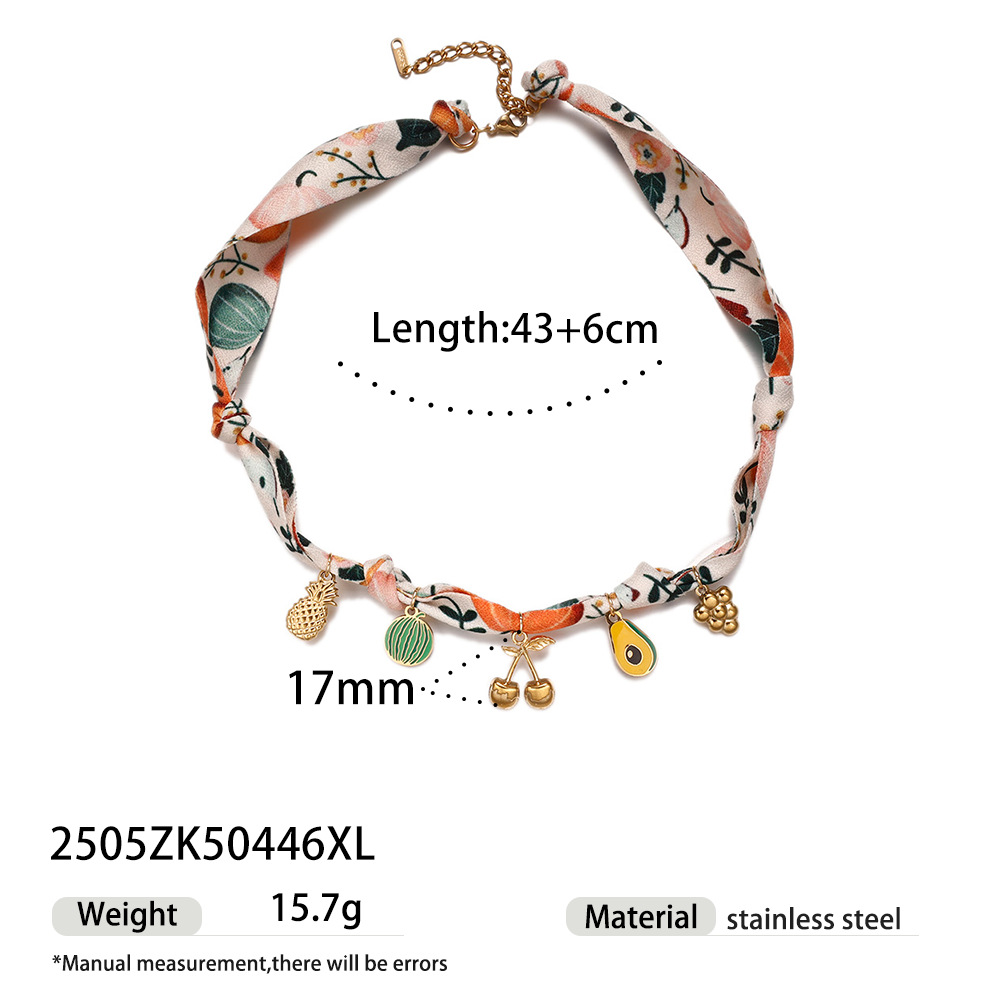 Taina collar colgante de acero inoxidable europeo y americano simple y de alta calidad color pequeño fresco cuerda gruesa collar de concha hembra image 15