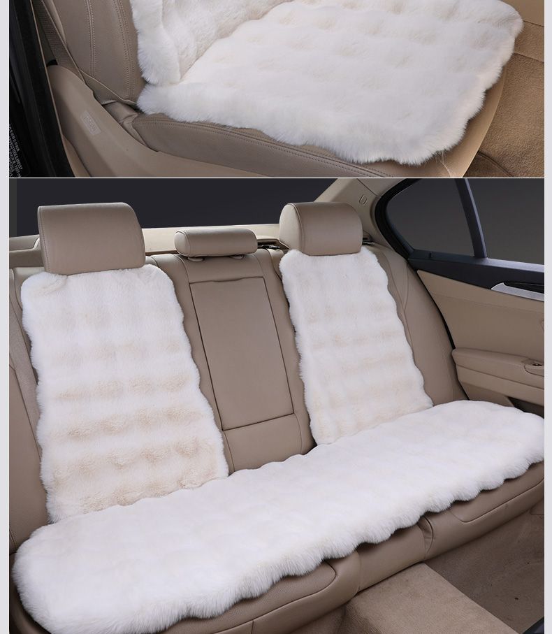 New Car Seat Cushion, Bubble Velvet Seat Cushion, Full Car Cover, Universal Five-Seater for Men and Women, Autumn and Winter Warm Seat Cushion Wholesale
