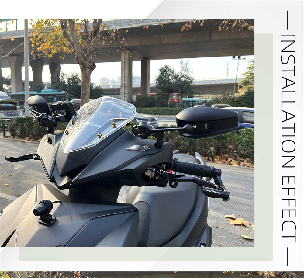 Suitable for Ninebot Aos4, Niu Electric Scooter, Yadea Deep-Sea Modified Motorcycle, and Scooter Rearview Mirror