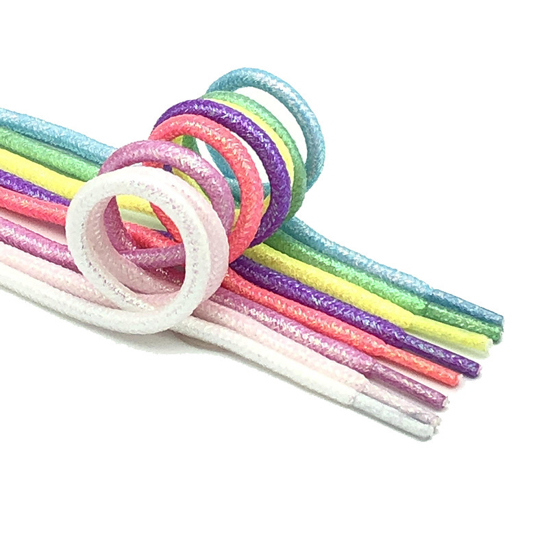 Gold and Silver Shiny Silk Shoelaces Round Ins Style Suitable for Aj Air Force One Sneakers Canvas Shoes Casual Shoes Gold and Silver Shiny Silk Shoelaces Round Ins Style Suitable for Aj Air Force One Sneakers Canvas Shoes Casual Shoes