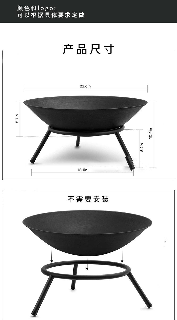 欧式暖炉室外火炉 烤火盆 烧烤炉 烤火炉 冬日取暖柴火盆 烤炉-阿里巴巴