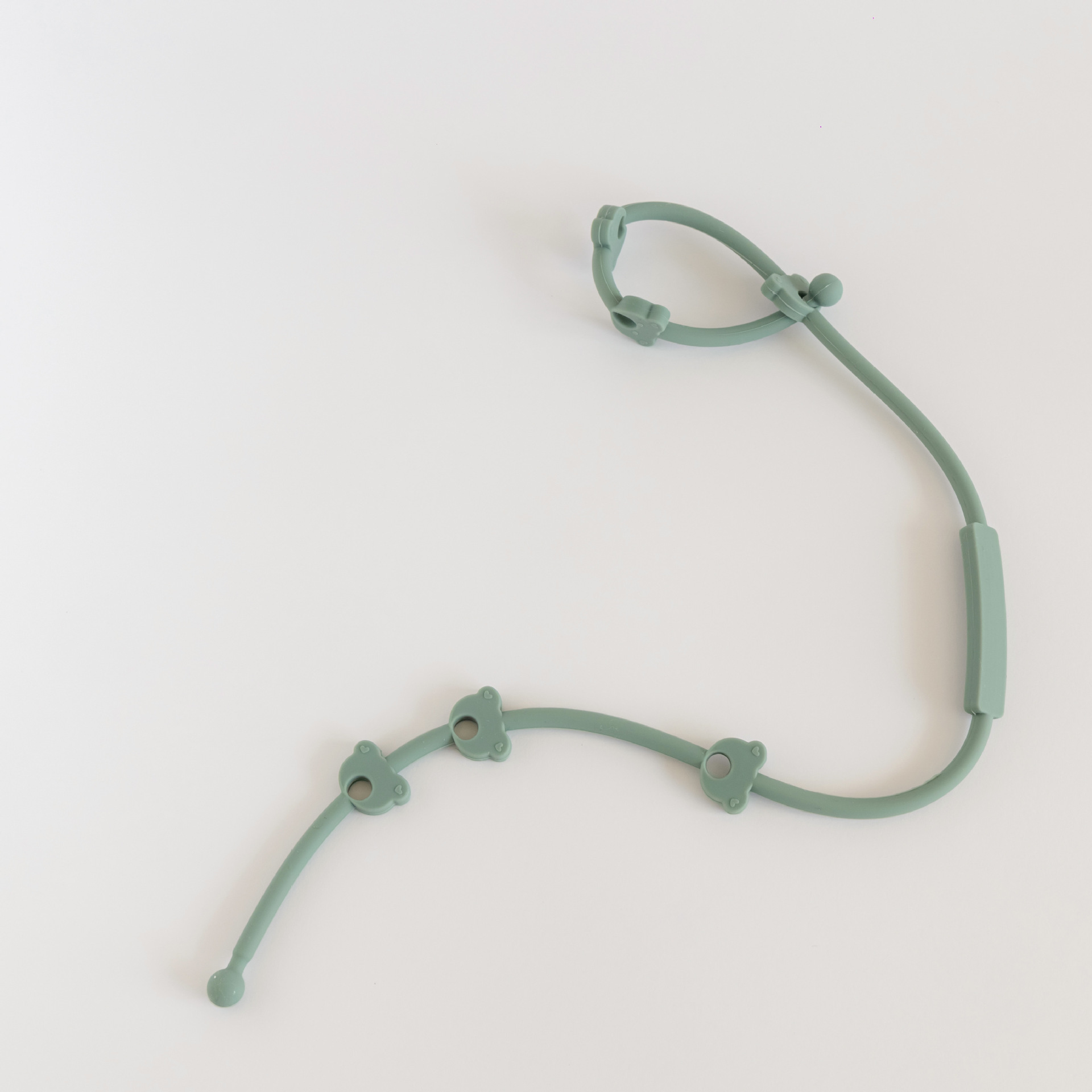 밀리터리 그린 안티 체인