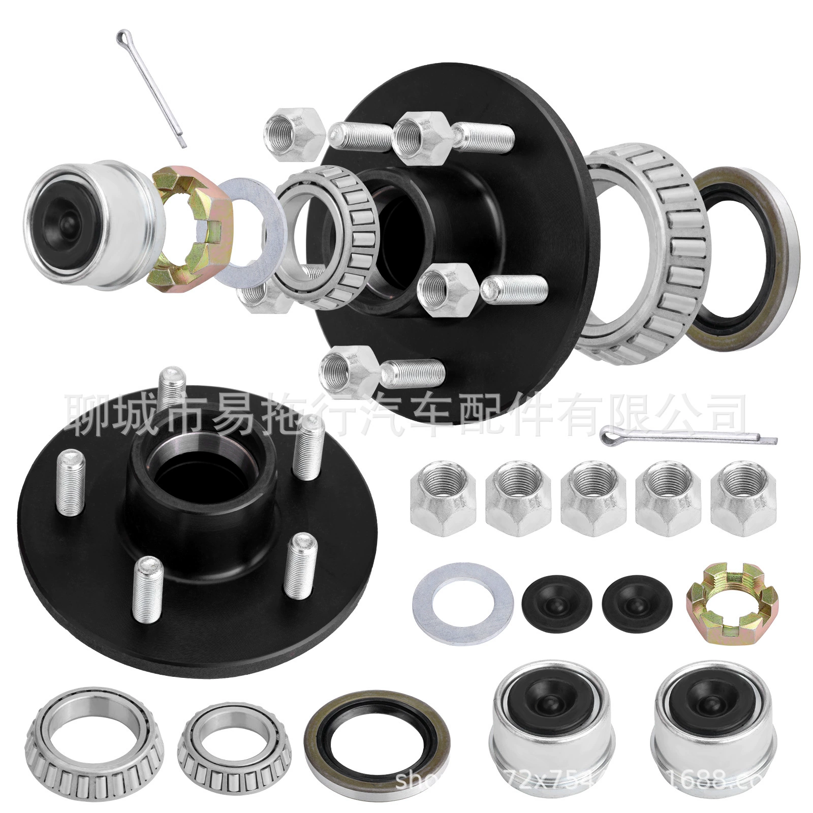 2 комплекта 3500 фунтов прицепных колес 5 пар 4,5 "с L44649 L68149 комплект подшипников