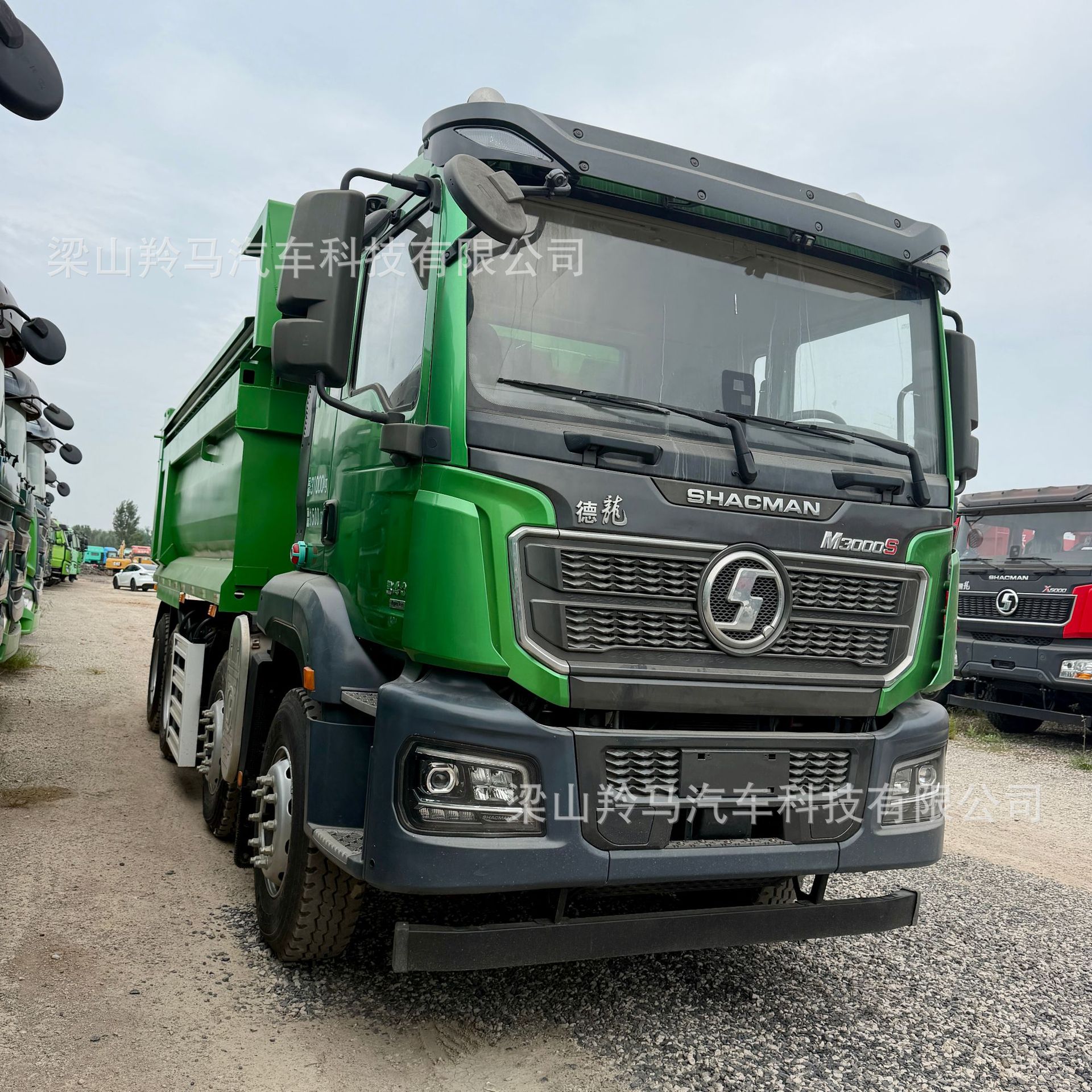 Cross-border medium-duty specialized work truck, Shaanxi Auto DeLong M3000S, front four-wheel drive, rear eight-wheel drive, dump truck for engineering projects