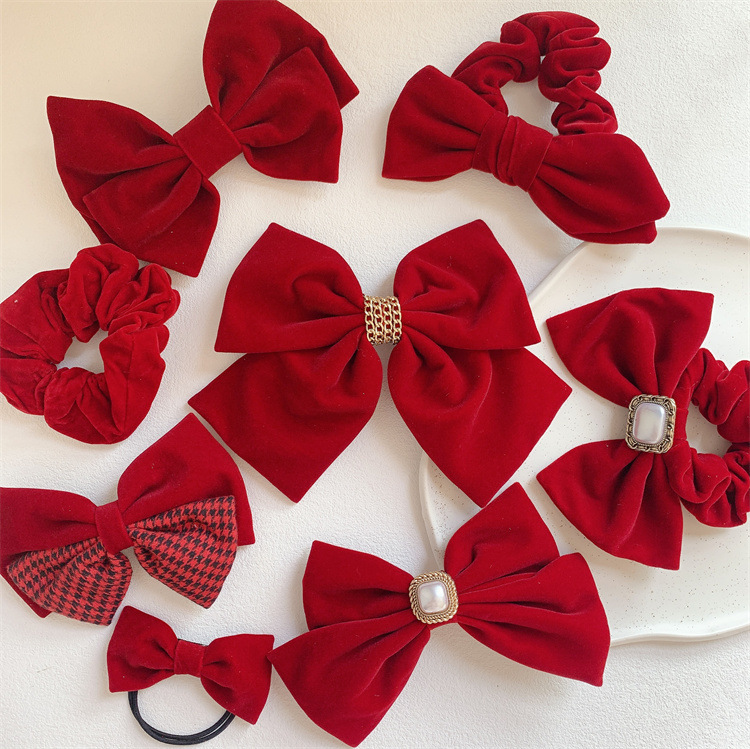 Fashion Bow Knot Cloth Hair Clip Hair Tie display picture 1