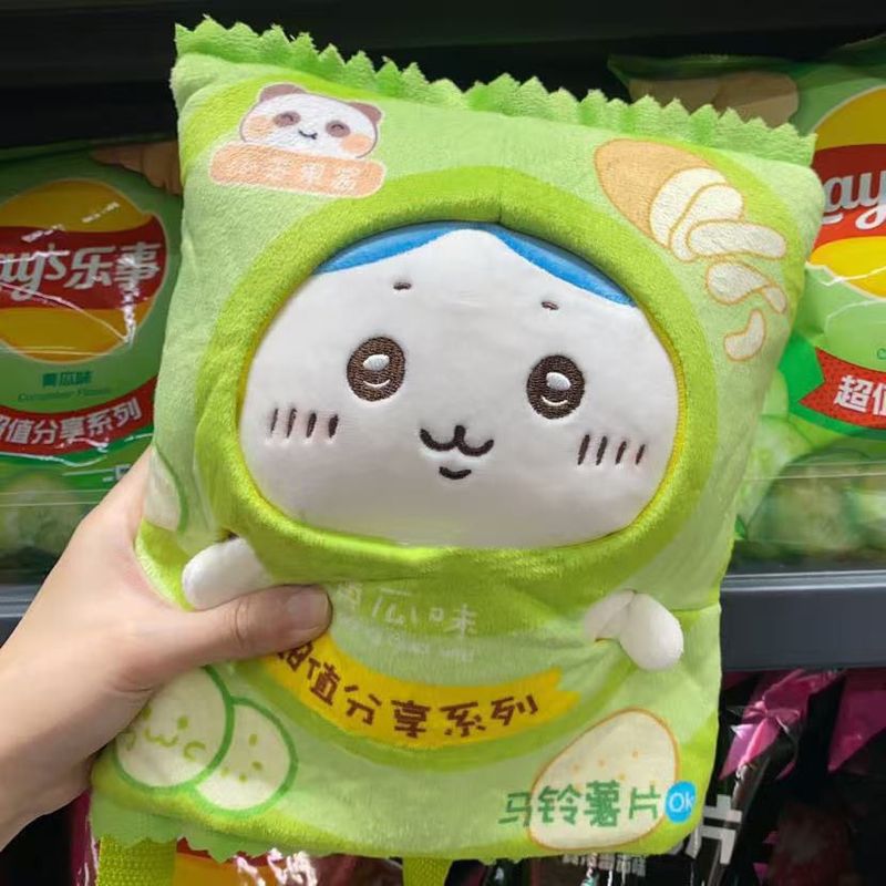 吉伊卡哇chiikawa玩偶乌萨奇公仔小八毛绒玩具薯片包包情人节礼物|undefined