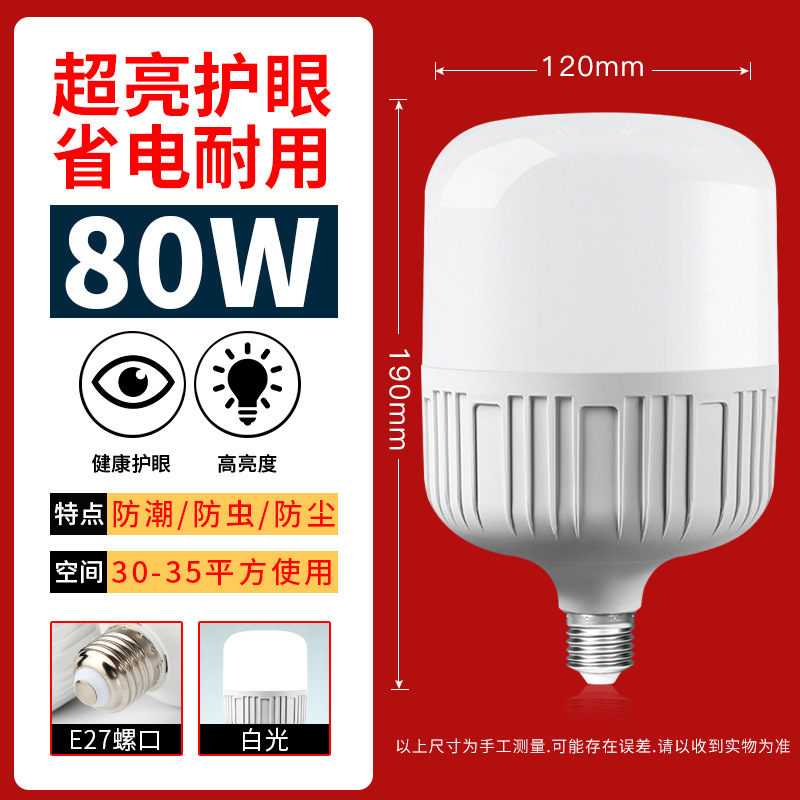 Lámpara LED personalizada ultra brillante e27 tornillo bombilla de ahorro de energía amplio amp