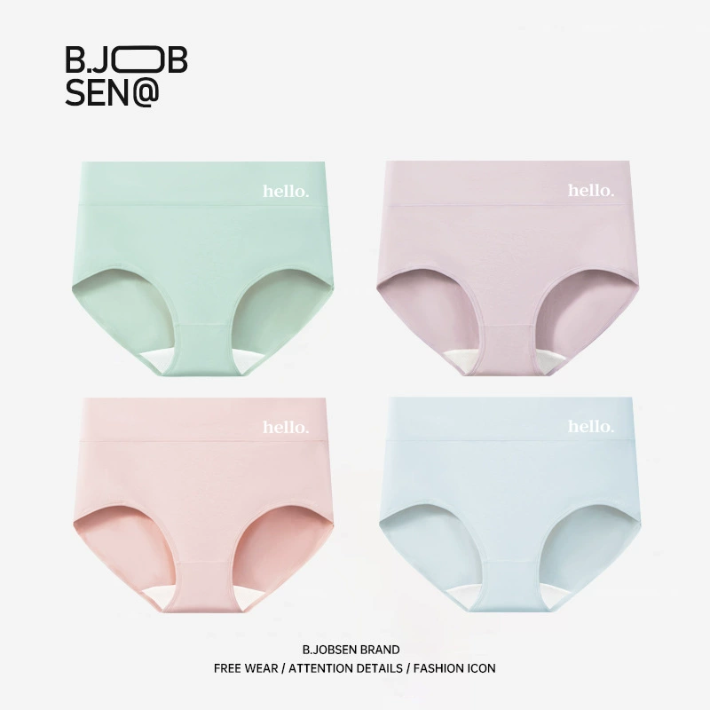 Женские трусы с высокой талией из чистого хлопка класса А, с эффектом утяжки живота, осенне-зимний стиль, большие размеры, с эффектом подтяжки ягодиц, антибактериальные 7А, трусики-танга для девочек.