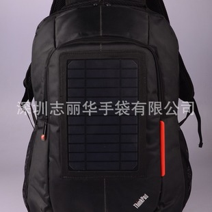 Solar Backpack Produces 3.5W Solar Charging Mobile Phones/Chargeable Tablets, Etc. Rechargeable Solar Bags