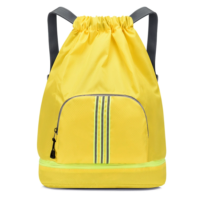 Sports backpack, folding bag for traveling, drawstring