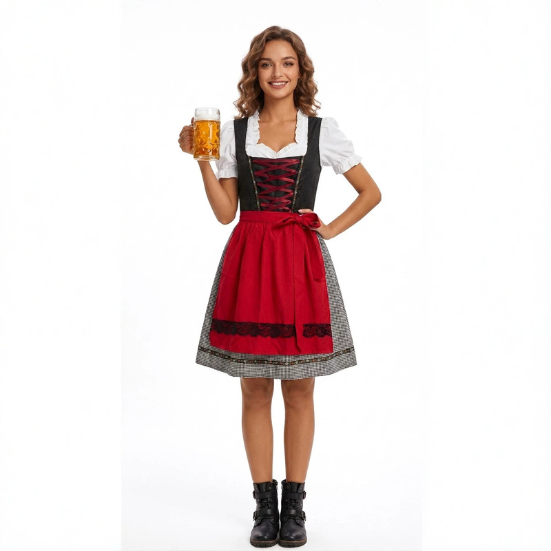 German Oktoberfest Clothing Bavarian Traditional Dirndl Dress Munich Party Costume German Oktoberfest Clothing Bavarian Traditional Dirndl Dress Munich Party Costume