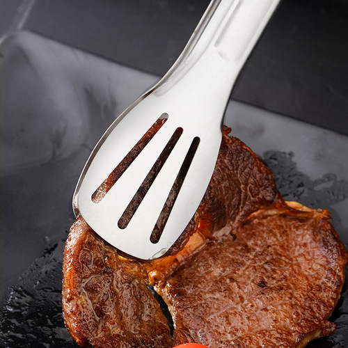 Stainless steel food tongs kitchen tools food tongs self-service tongs bread tongs steak tongs barbecue tongs