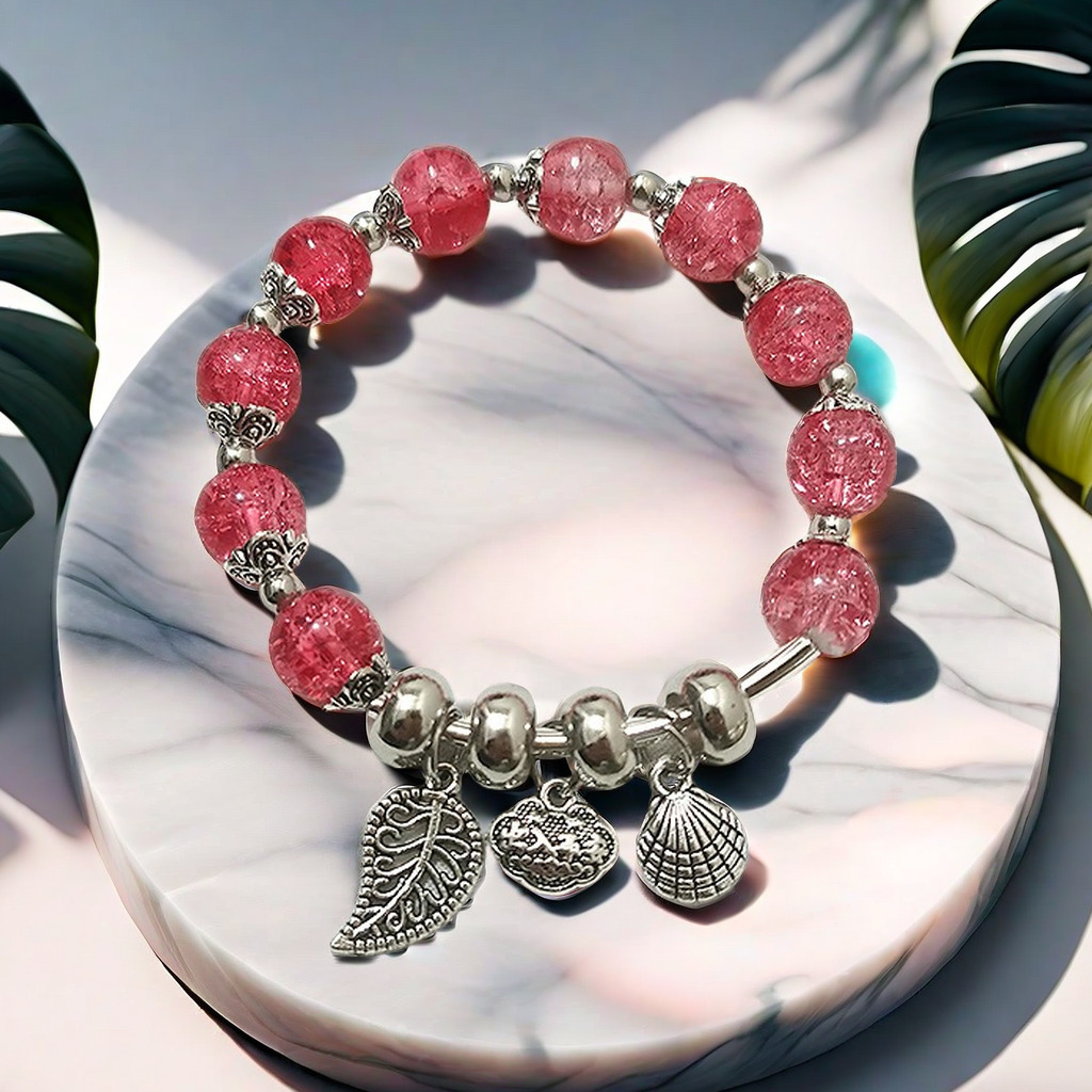 Pulsera de Lirio de los Valles Súper Hada, Promoción Especial 2025, para Mujer, Fresca y Única, Sensación de Alta Gama, Regalo de Pulsera con Cuentas para Mejor Amiga Estudiantil
