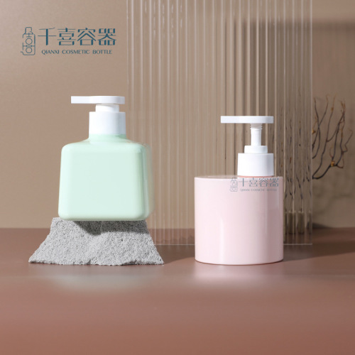 28-tooth PETG jade bottle 300ml hand soap lotion bottle chubby bottle shower gel 200ml cosmetic refill bottle