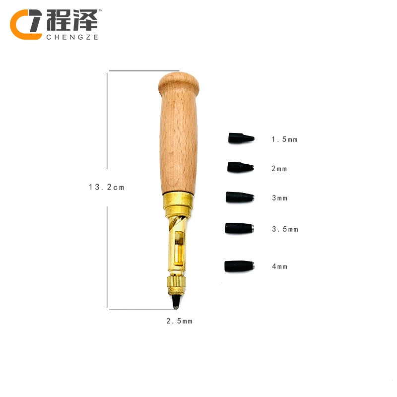 Заводское производство перфоратор кожаный Автоматический перфоратор DIY ручной инструмент круглая штамповка долото штамповка ремня