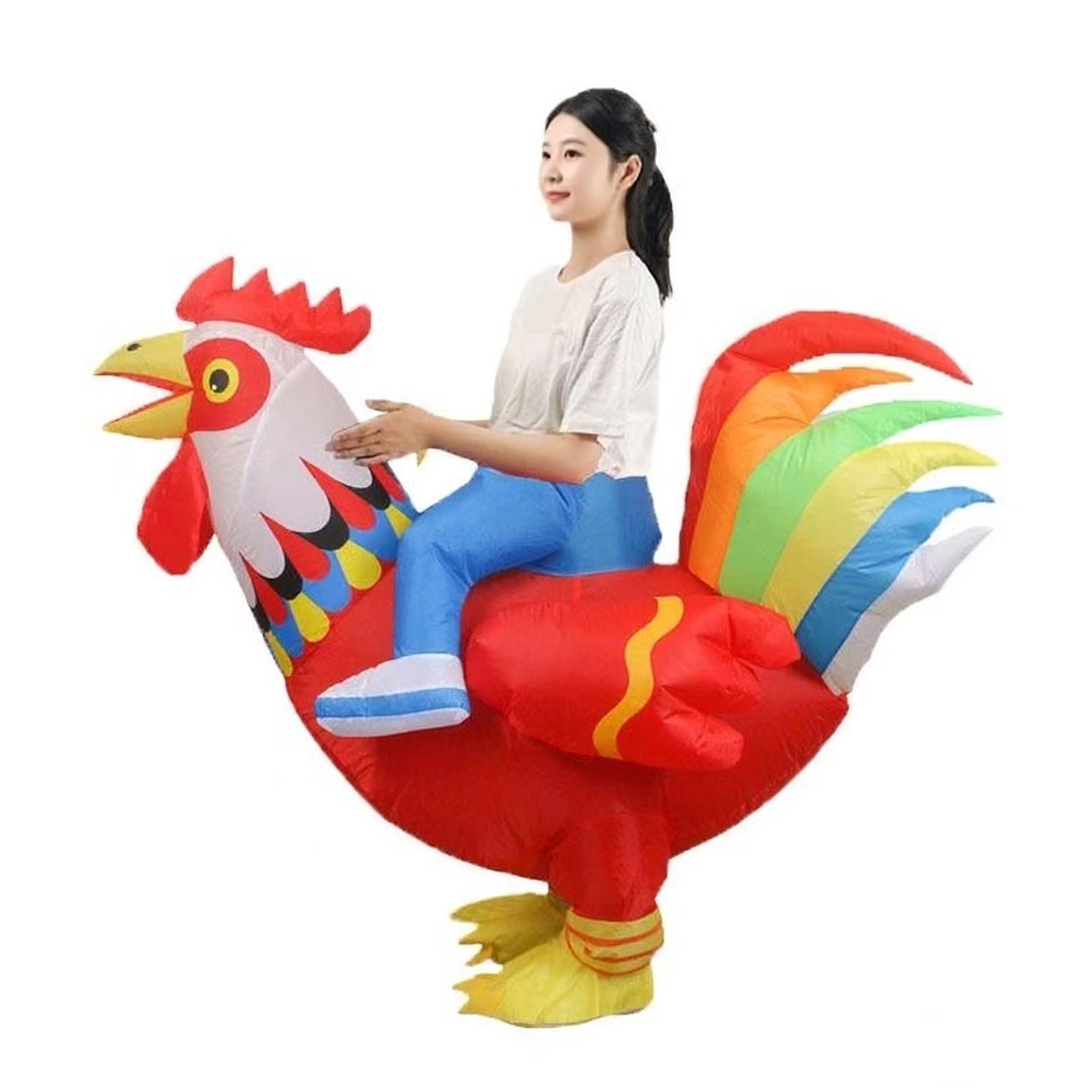 플라워 칼라 레드 바디 수탉 프리 사이즈 150-190cm