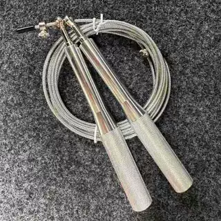 合金手柄钢丝跳绳成人燃脂健身运动专用专业竞速比赛儿童中考跳绳