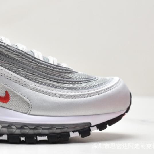 Max97 Sports Smiley Purple and Blue Holy Water Full Palm Air Cushion Retro Bullet Running Shoes Silver Bullet 884421