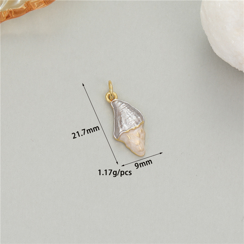 5g Weight Pendant Jewelry Making Type DIY Ornament Accessories Classification 1 Piece Quantity Copper Material Starfish, Dolphin, Fish Tail Pattern All Seasons Season Plating Design Cute, Vacation, Beach Style 1 Piece Copper Starfish Dolphin Fish Tail Pendant DIY Ornament Accessories 7