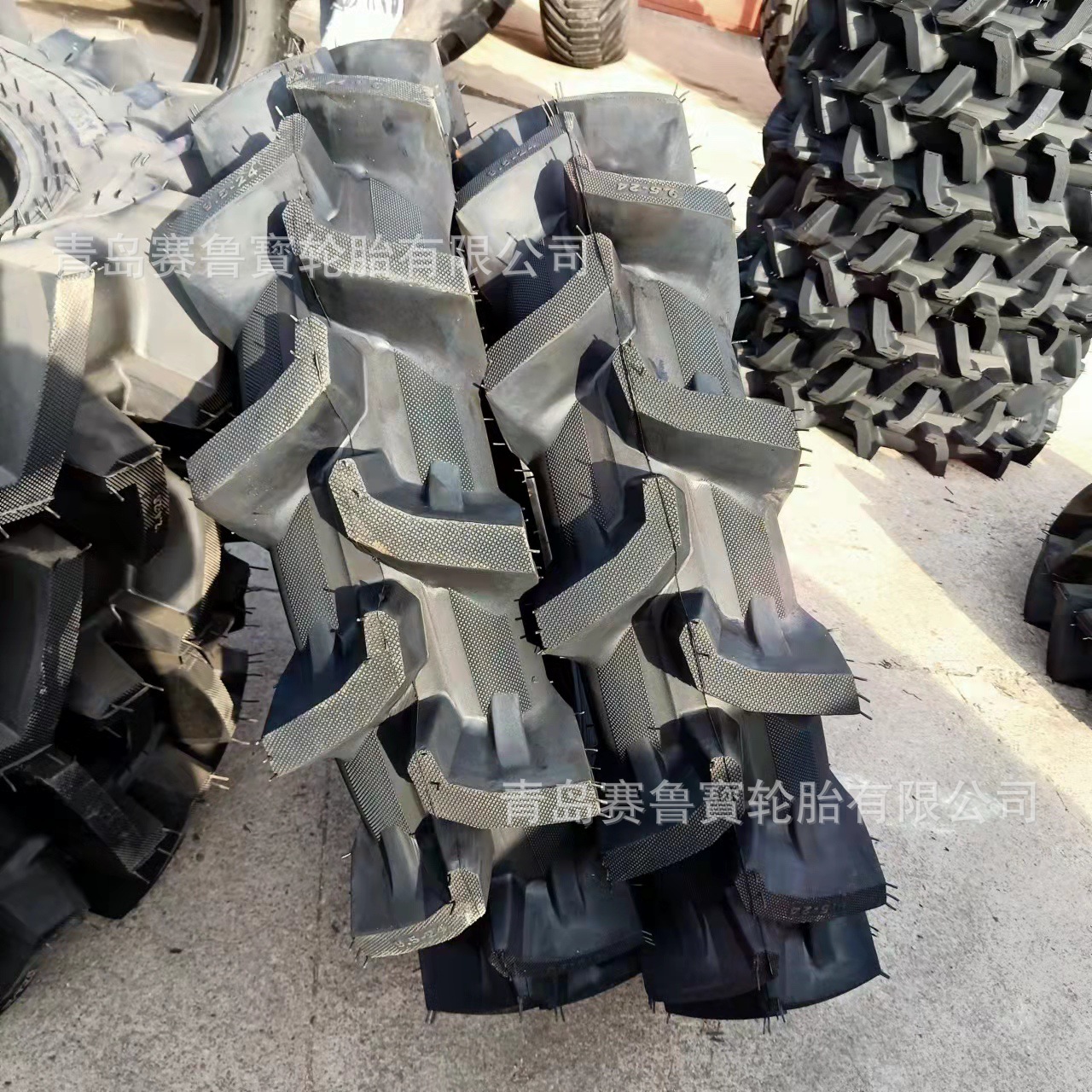 9.5-24 农用拖拉机轮胎 水田高花轮胎 加厚