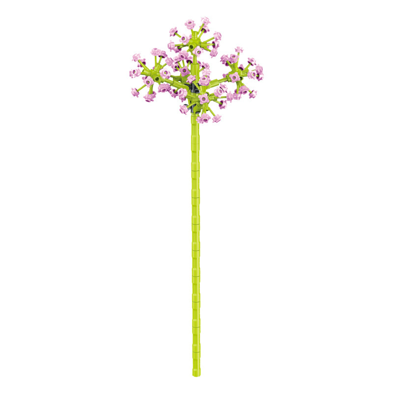 钻马积木花永生花束抱抱桶仿真花小颗粒积木DIY玩具七夕女生礼物|undefined