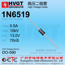 HVGT����Ƶ��ѹ����������1N6519 �����ۻ� 500mA10kV 70nS��ָ�