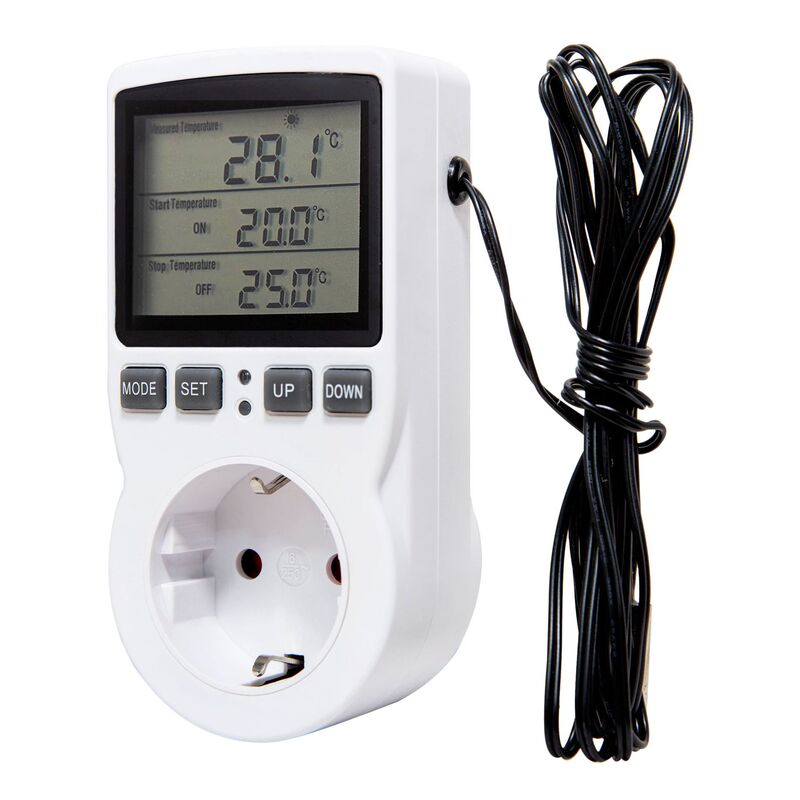 Large Screen Eu Plug Temperature Control Socket Temperature Switch Countdown Timer Socket Temperature Controller Large Screen Eu Plug Temperature Control Socket Temperature Switch Countdown Timer Socket Temperature Controller