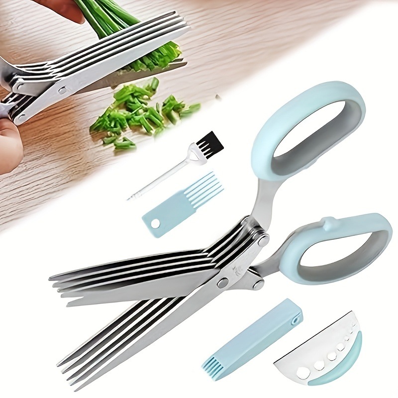 Blue Scissors + Brush + Peeler