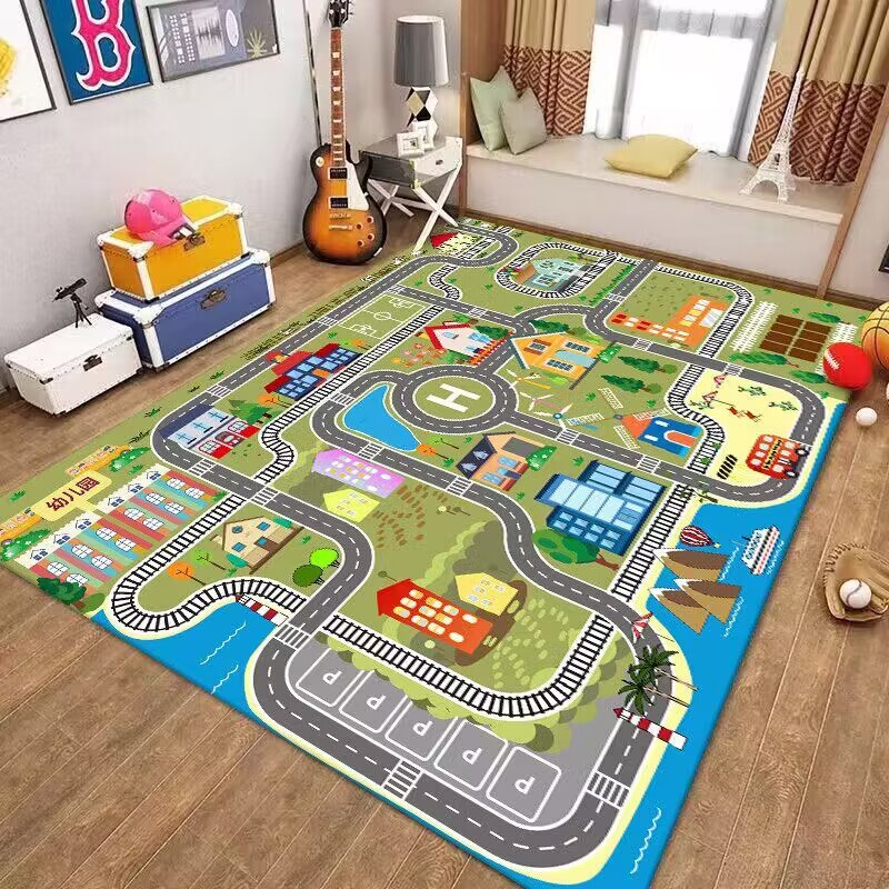 Children's Educational carpet kindergarten early education learning blanket baby crawling mat children's room floor mat parking lot game blanket Children's Educational carpet kindergarten early education learning blanket baby crawling mat children's room floor mat parking lot game blanket