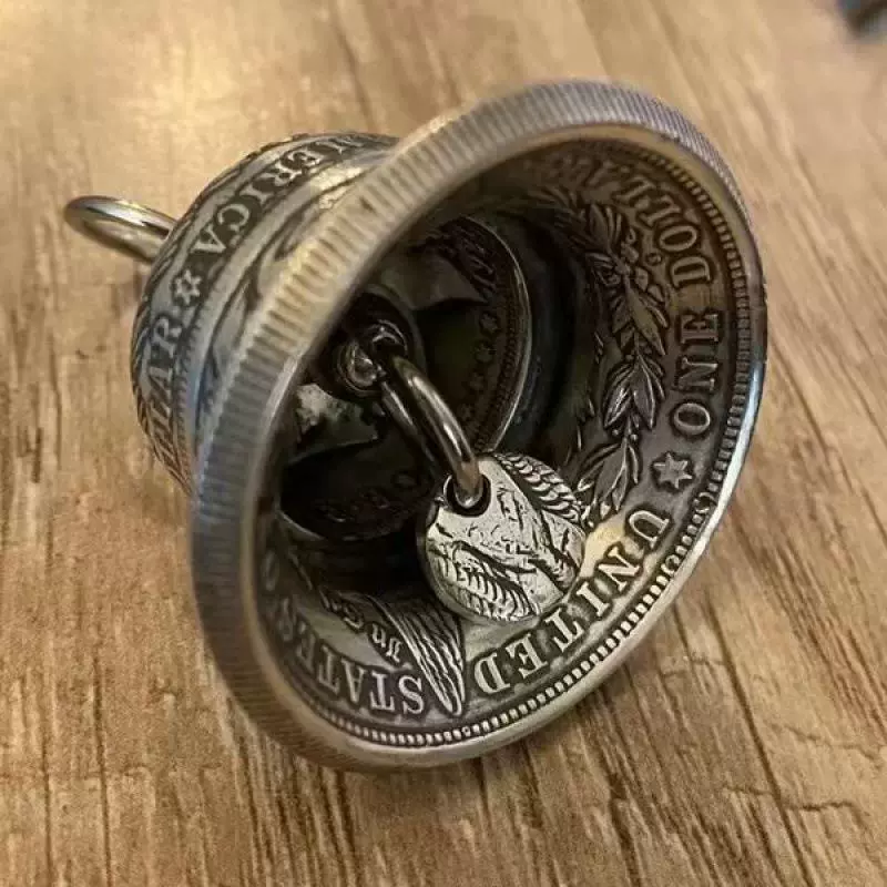 资比 Cross -border Amazon Silver Coin Bell Morgan Silver Dollar -Bell Halloween Decoration
