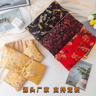 Customized Brocade Double-Sided Scarf, Windproof and Warm, Fashionable and Versatile, Internet Celebrity Hot Style, Chinoiserie Decorative Scarf