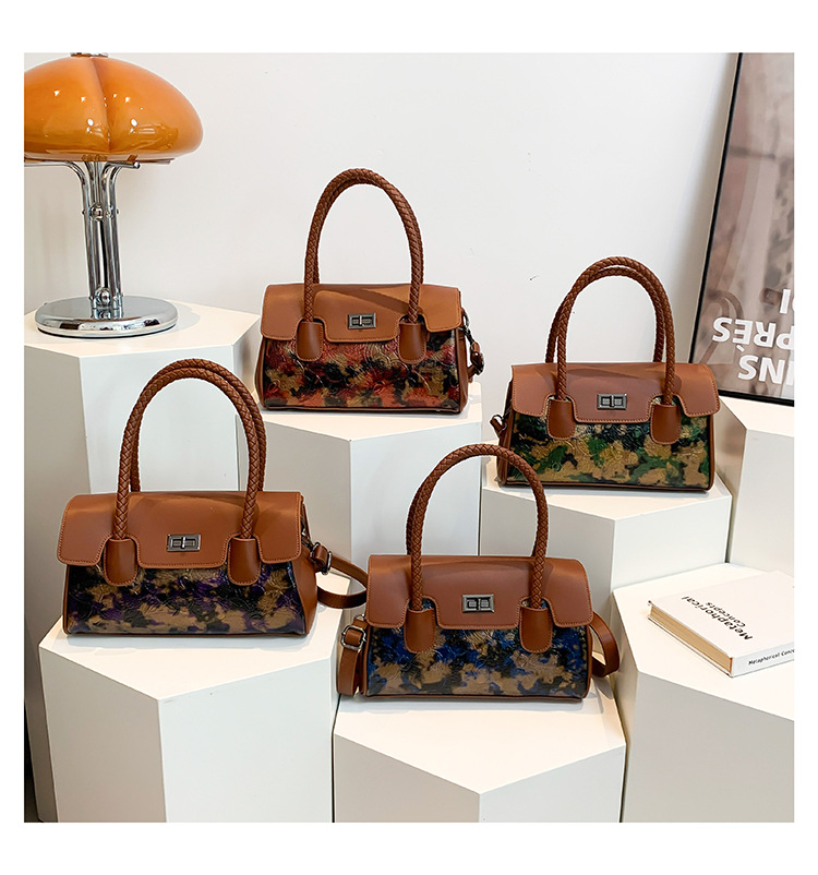 Women's Retro Handbag Chinese Style Shoulder Bag For Mature Women_voghion.com