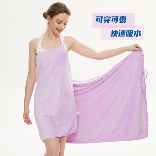 Longli Towel Beauty Salon Print Bath Towel Set Wholesale Coral Fleece Thick Large Size Bath Robe