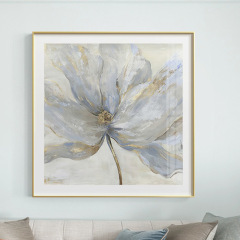 Modern American Light Luxury Living Room Decorative Painting Sofa Background Wall Hanging Painting French Flowers Dining Room Restaurant Dual Panel Wall Art