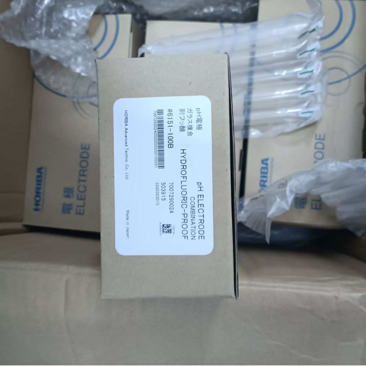 原装进口 HORIBA 堀场 PH 计探头 6108-100B 圆顶易洁 耐脏抗酸