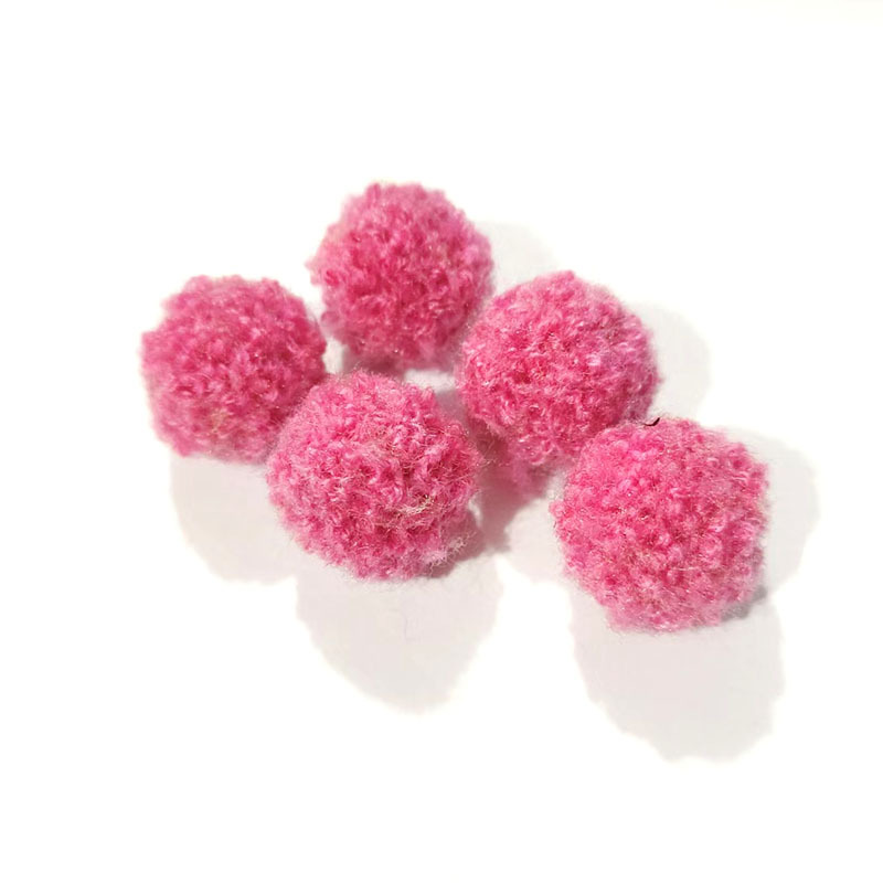 21호 로즈레드*2cm 테디볼