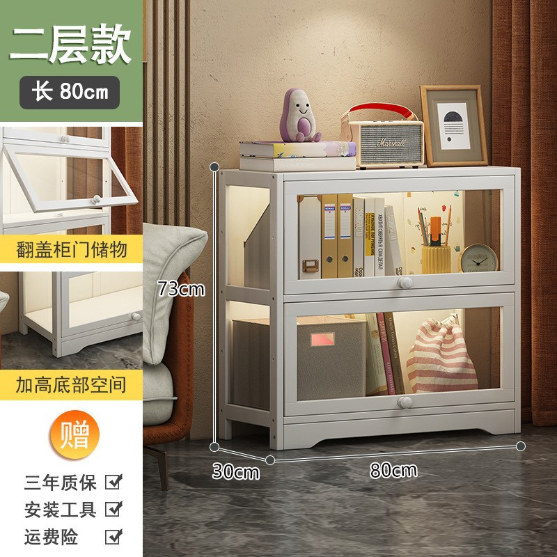 Estantería estante de almacenamiento de piso moderno minimalista hogar niños estudiante armario escritorio multi-capa simple mano gabinete