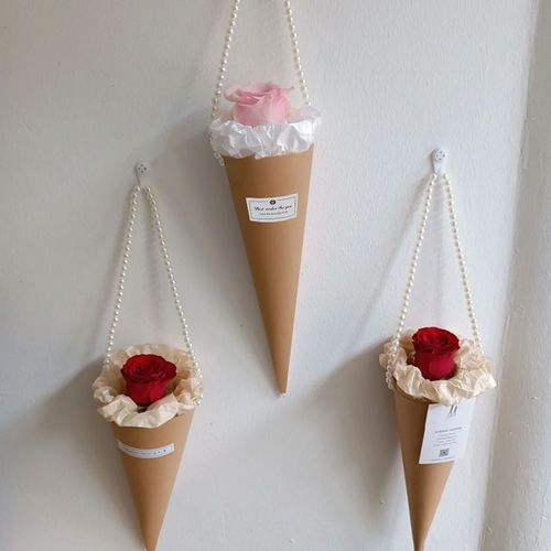 创意网红冰淇淋花束成品材料包套装送女朋友闺蜜生日礼物高级