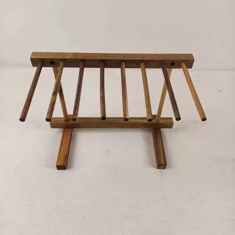 Envío Internacional de un Nuevo Escurridor de Fideos de Bambú y Madera, Escurridor de Fideos de Madera de Haya para Cocina, Escurridor de Fideos Desmontable con Tirador Manual.