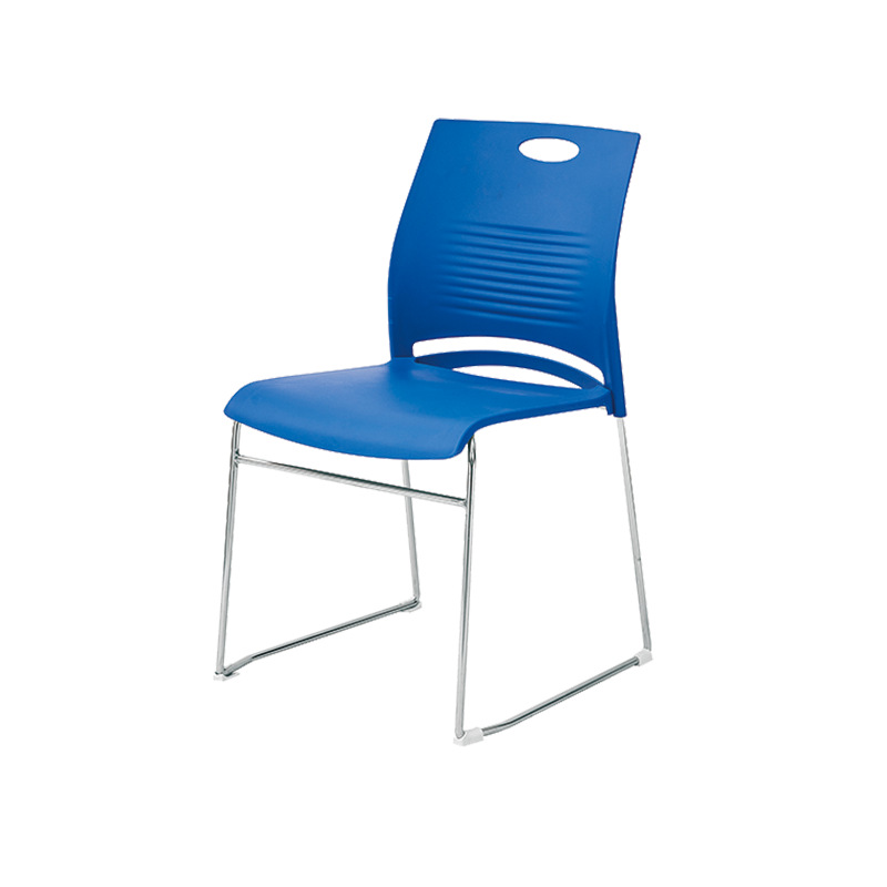 Fábrica simple silla de plástico de acero sólido personal de oficina reunión silla entrenamiento galvanoplastia computadora simple Silla de noticias image 8