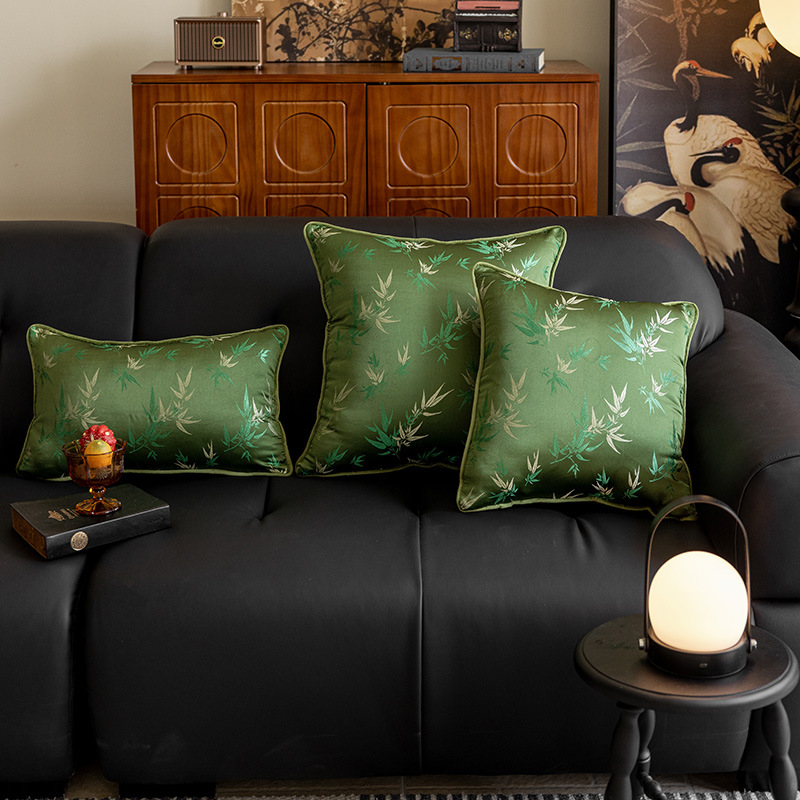 Chinese Style Pillow Wholesale National Fashion Home Decoration Waist Pillow Advanced Sense Light Luxury Model House Homestay Sofa Pillow