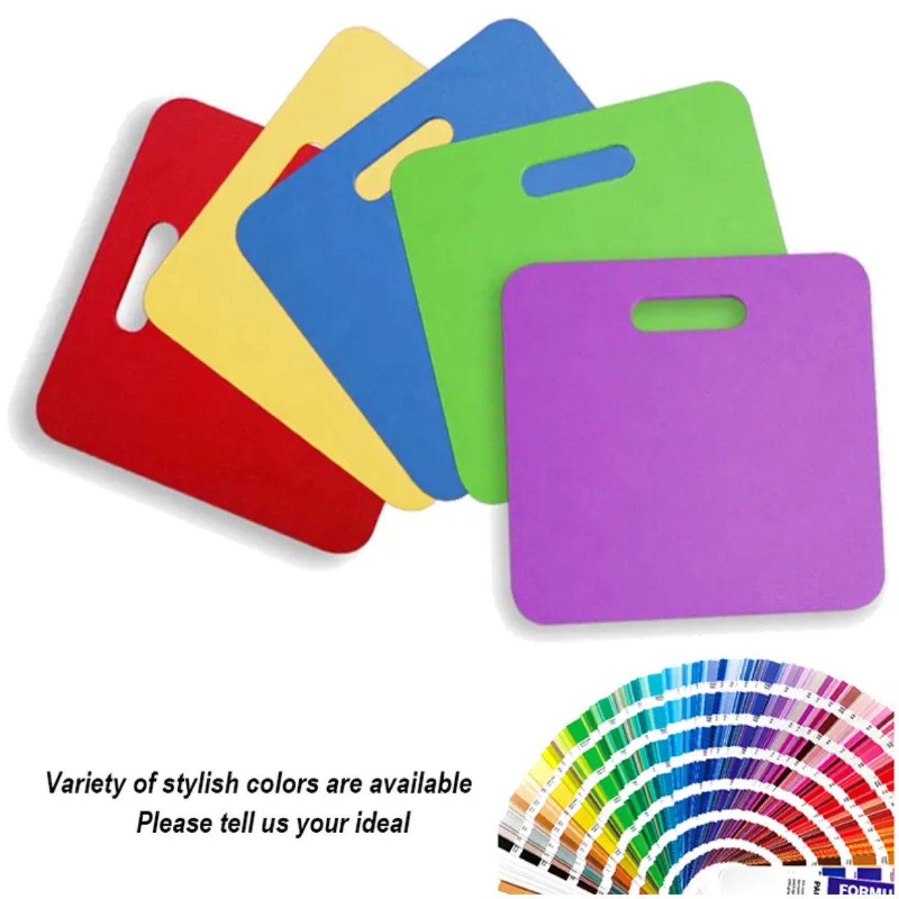 Estera de rodillas de jardinería EVA imprimible, ejercicio de yoga, cojín de espuma multifuncional, cojín de reparación de coche, rodilleras, cojín de espuma antideslizante