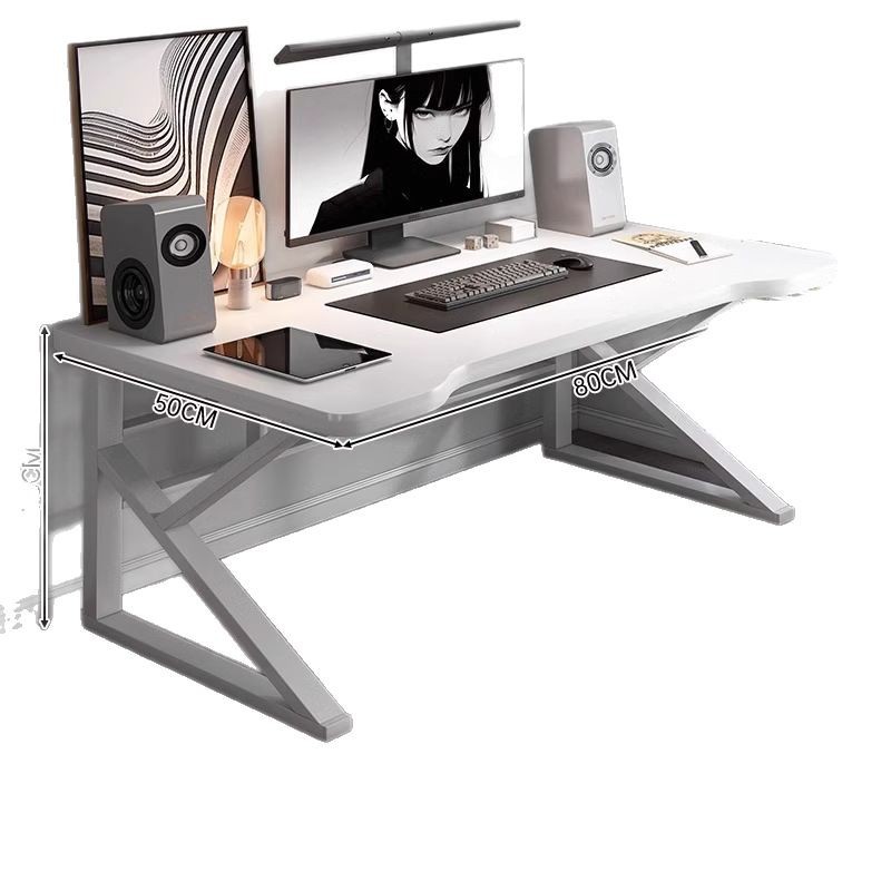 Escritorio de computadora blanco Escritorio de deportes electrónicos de escritorio Juego de escritorio y silla de oficina para el hogar Escritorio de dormitorio simple Escritorio de aprendizaje