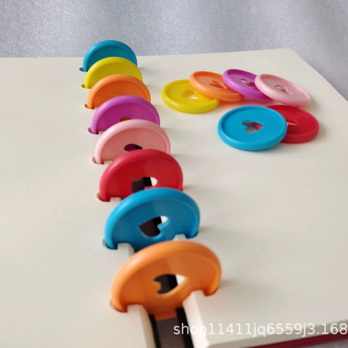 24/28/35 мм Цвет Любовь гриб Пряжка ноутбук с вкладными листами Пряжка ручная учетная книга Аксессуары пластиковый материал