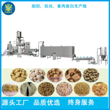大豆组织蛋白挤压膨化机 鼎润机械 花生蛋白素肉 拉丝蛋白设备