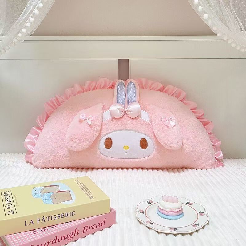 New cute My Melody rabbit plush toy pillow, comfortable pillow for students' lunchtime rest, gift for girls