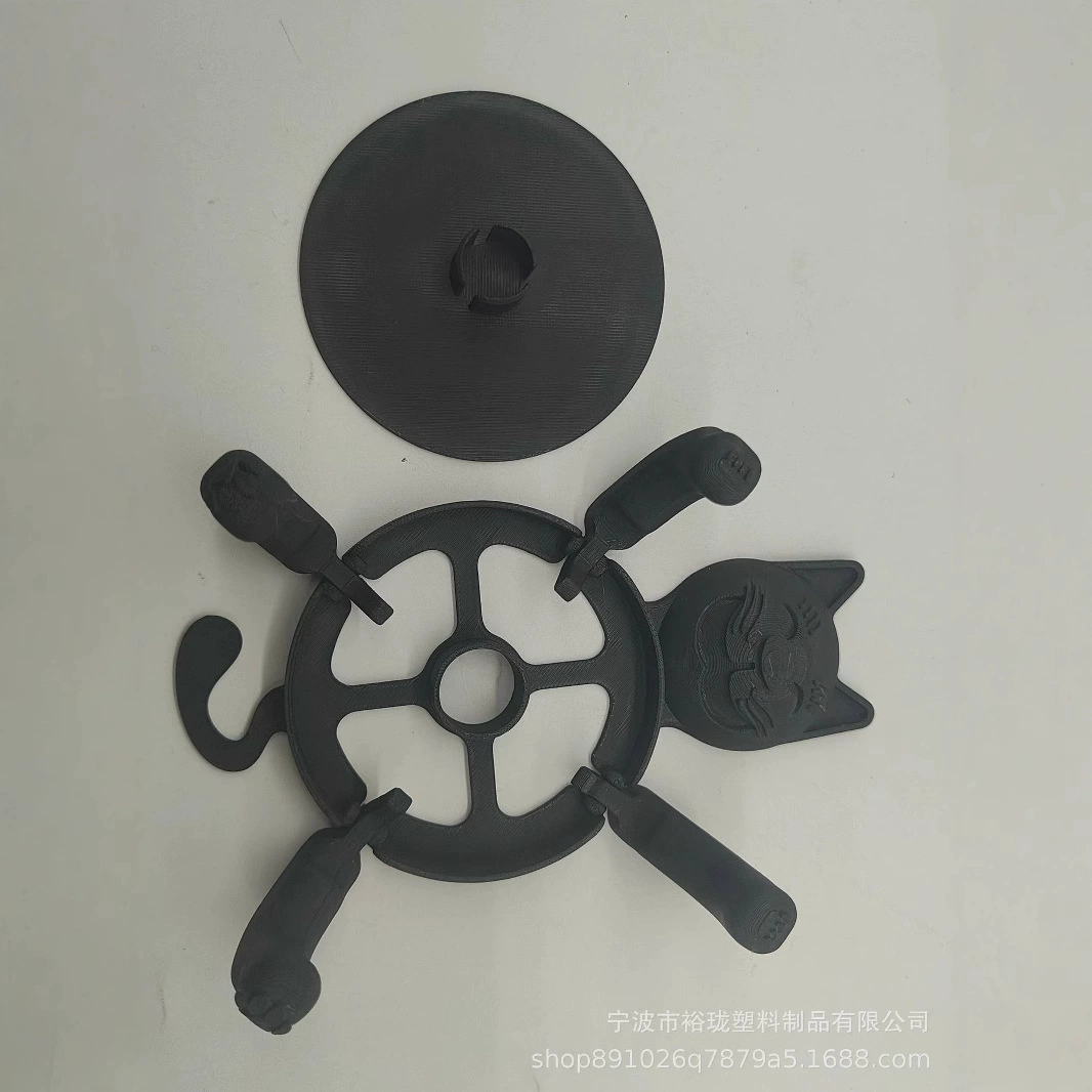 3D печатанная подставка для кота, ежедневное использование дома, забавная подставка, рикошетная подставка, черный кот