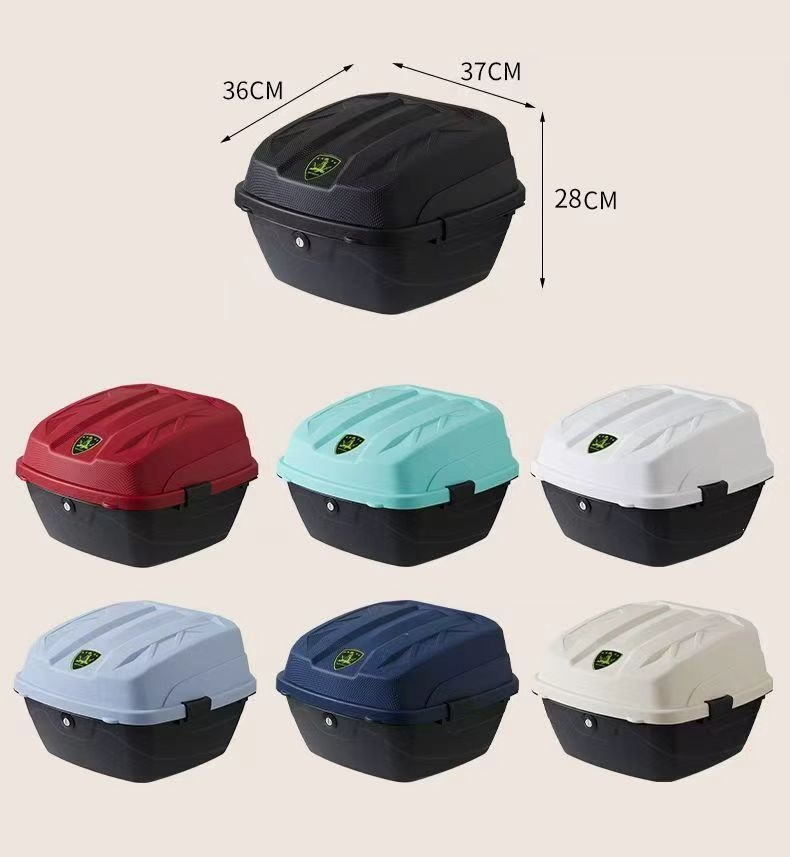 Electric vehicle trunk, motorcycle tail box, scooter tool box, universal rear trunk for electric motorcycles, battery vehicle storage box